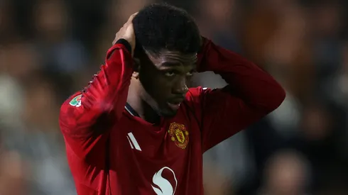 Após vexame do Manchester United contra o Grimsby Town, Kobbie Mainoo exige ser emprestado nesta janela. (Photo by George Wood/Getty Images)