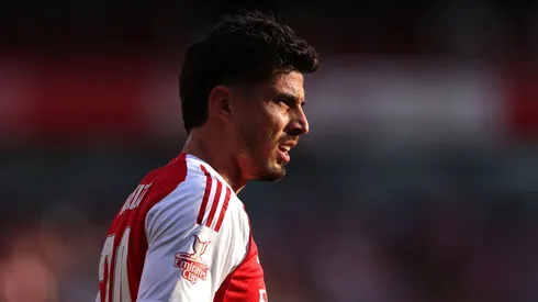 Kai Havertz em ação na durante amistoso de pré-temporada (Foto: Alex Pantling/Getty Images)