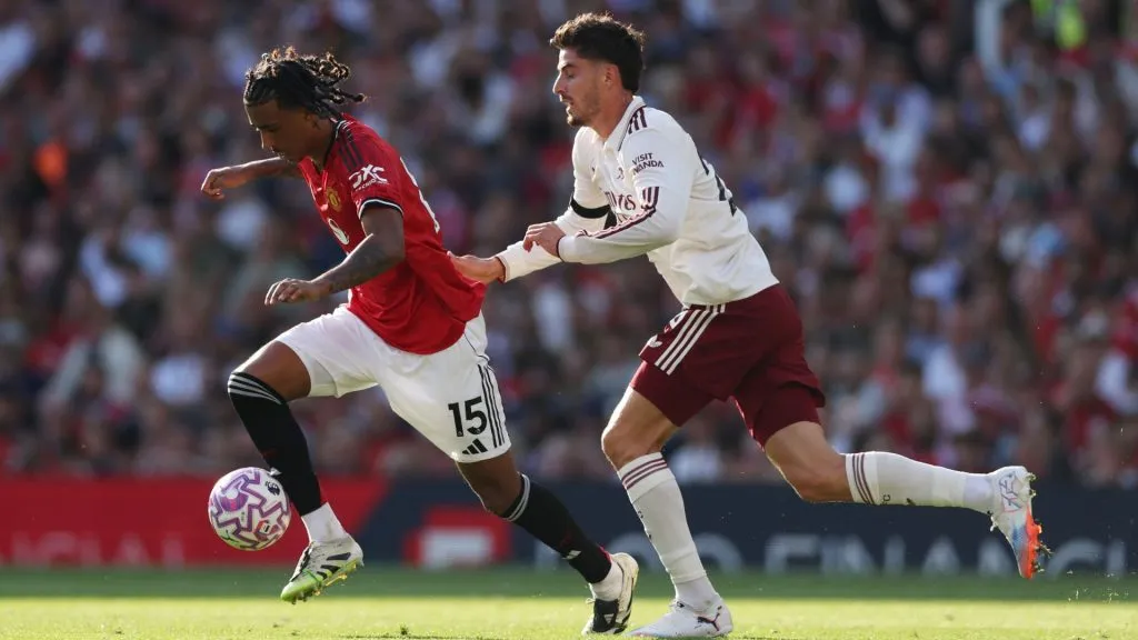 Havertz em jogo da abertura da temporada 2025/26 (Foto: Stu Forster/Getty Images)
