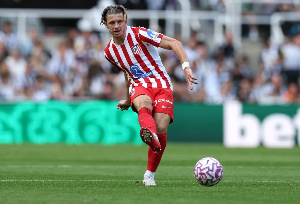 Conor Gallagher pelo Atlético de Madrid. (Photo by Stu Forster/Getty Images)