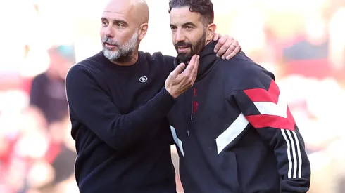 Manchester City e Manchester United travam disputa pelo goleiro Gabriel Menegon, do Grêmio. (Photo by Michael Steele/Getty Images)
