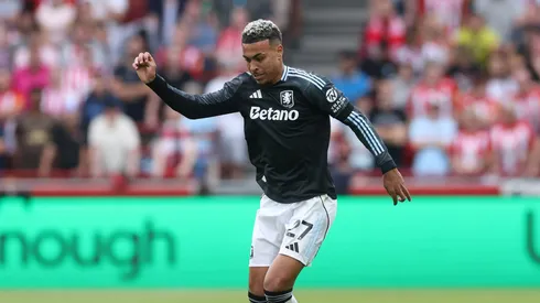 Morgan Rogers em jogo do Aston Villa. Foto: Richard Pelham/Getty Images