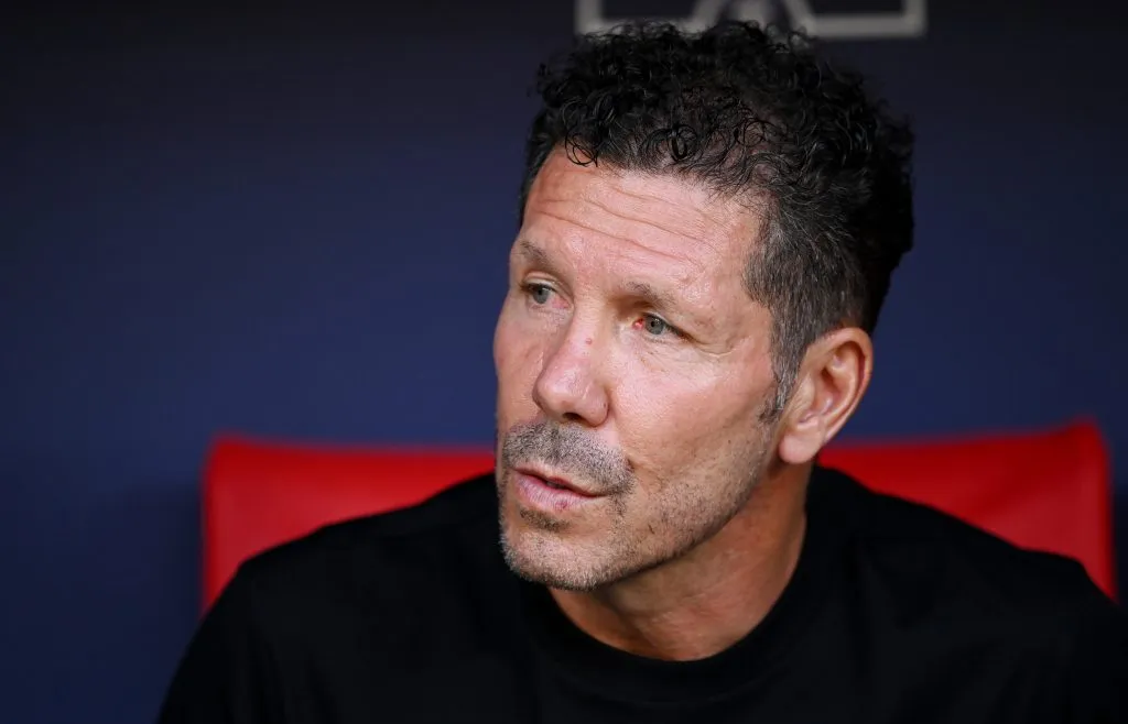 Diego Simeone comandou Samuel Lino no Atlético de Madrid (Photo by Denis Doyle/Getty Images)