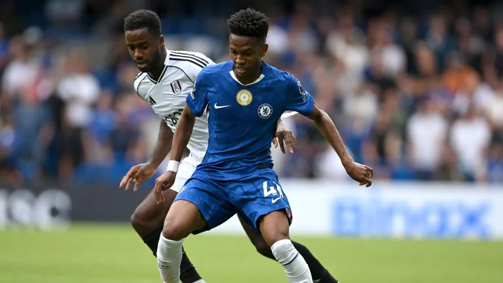 Estêvão em vitória do Chelsea. Foto: Mike Hewitt/Getty Images