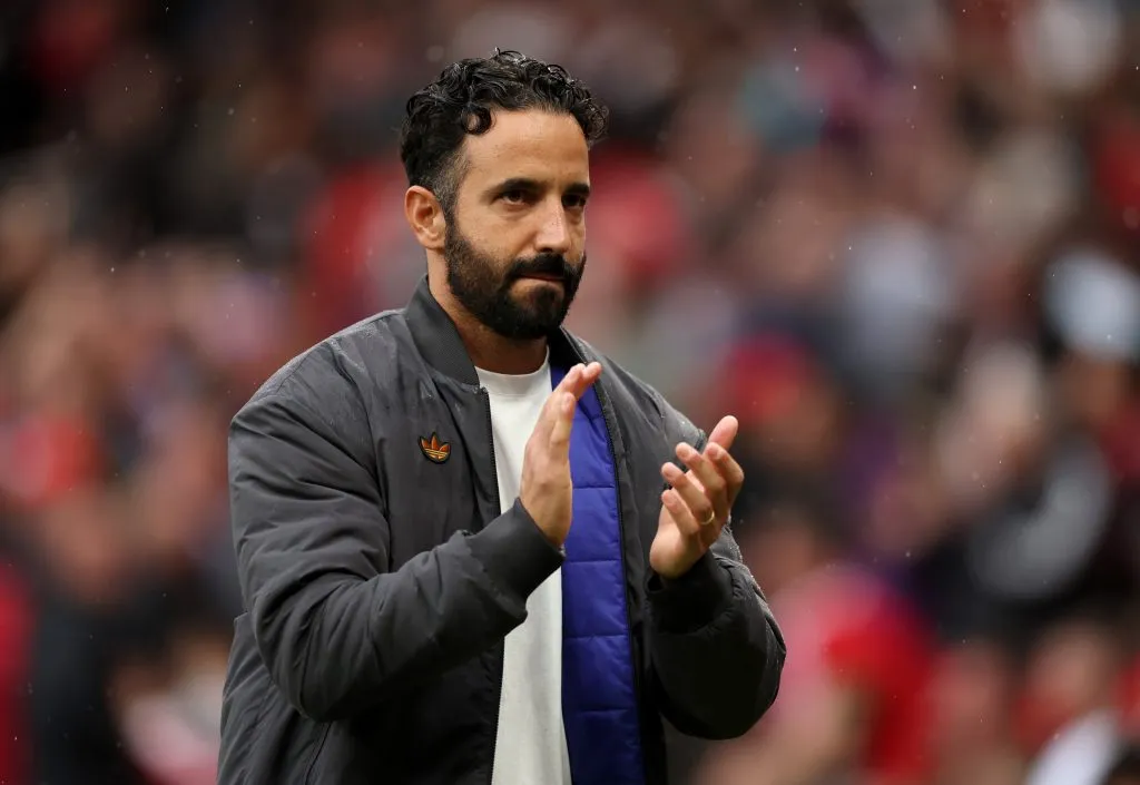 Ruben Amorim, técnico do Manchester United. (Photo by Jan Kruger/Getty Images)