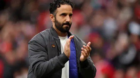 Ruben Amorim, técnico do Manchester United. (Photo by Jan Kruger/Getty Images)