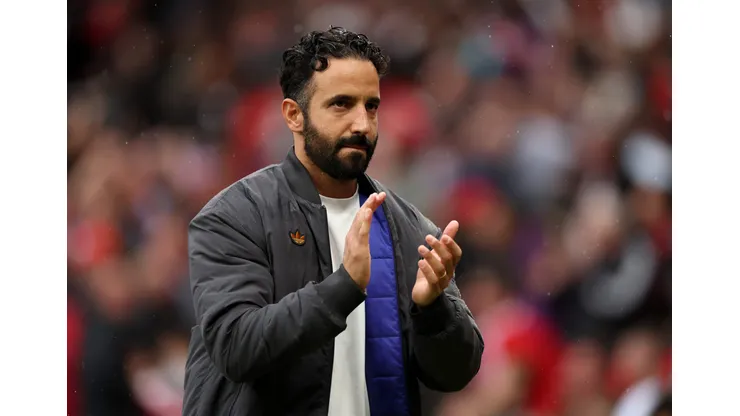 Ruben Amorim, técnico do Manchester United. (Photo by Jan Kruger/Getty Images)