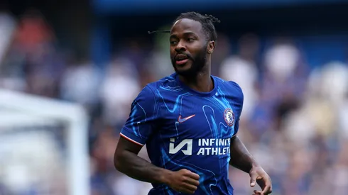 Sterling em ação pelo Chelsea. Foto: Eddie Keogh/Getty Images
