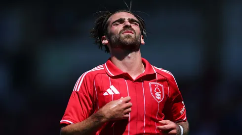 Jota Silva, destaque do Nottingham Forest, teve propostas recusadas por Marinakis na reta final da janela. Foto: Marc Atkins/Getty Images