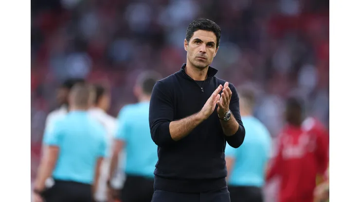 Mikel Arteta, técnico do Arsenal. (Photo by Alex Pantling/Getty Images)