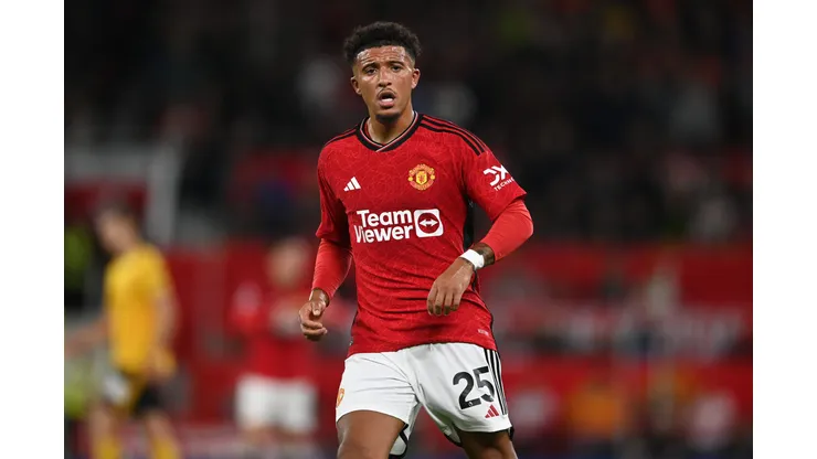 Jadon Sancho foi emprestado pelo Manchester United - Photo by Gareth Copley/Getty Images