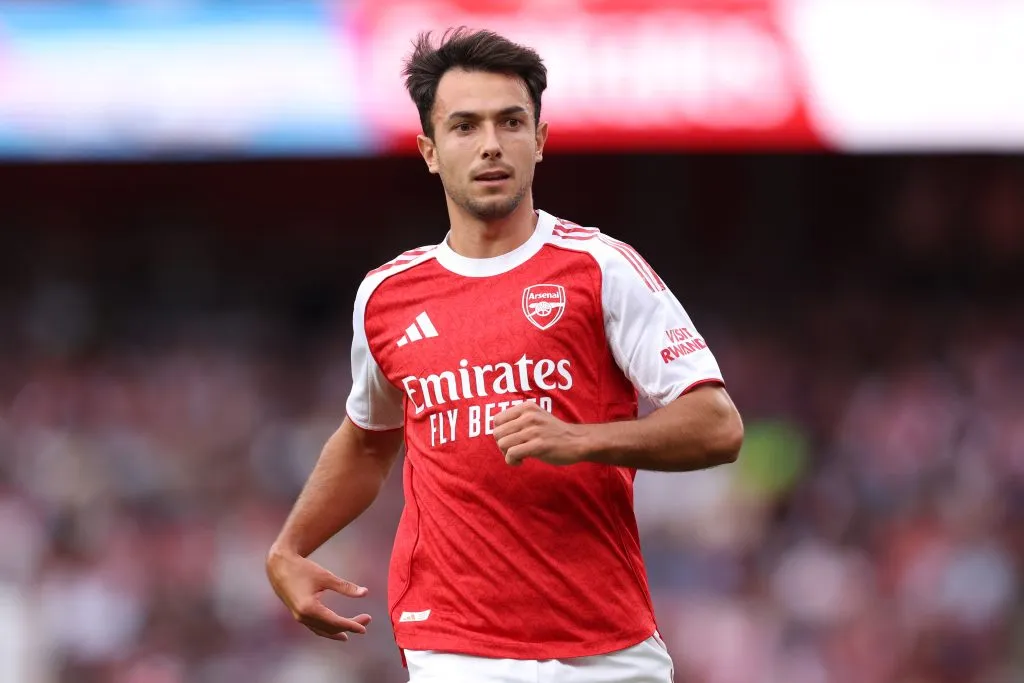 Zubimendi em campo pelo Arsenal – Photo by Justin Setterfield/Getty Images
