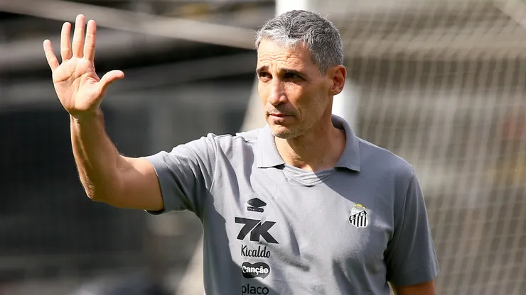 Juan Pablo Vojvoda técnico do Santos. (Foto: Mauricio De Souza/AGIF)