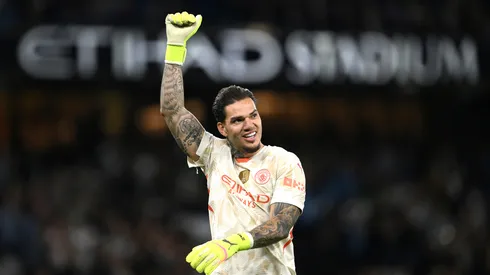 Ederson em ação pelo Manchester City. Foto: Stu Forster/Getty Images