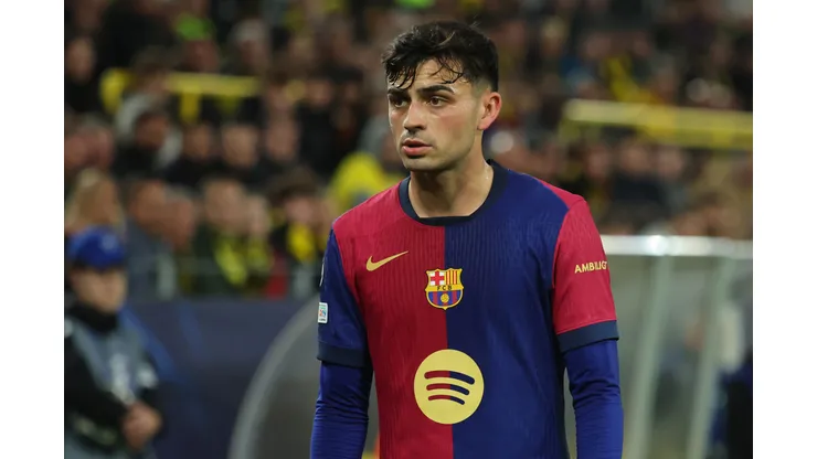 Pedri é um dos craques do atual Barcelona. (Photo by Alex Grimm/Getty Images)