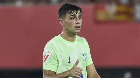 Pedri em ação pelo Barcelona. Foto: Rafa Babot/Getty Images