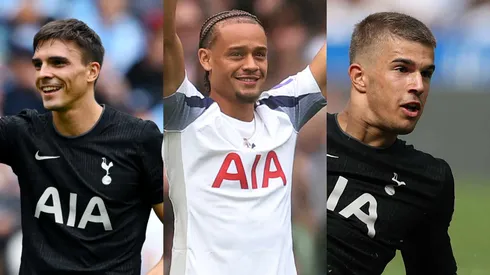 Tottenham contratou oito jogadores nesta janela, com Palhinha e Simons como nomes centrais no ranking final. Foto: Clive Mason, Julian Finney e Ryan Pierse/Getty Images