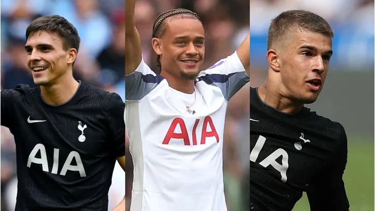 Tottenham contratou oito jogadores nesta janela, com Palhinha e Simons como nomes centrais no ranking final. Foto: Clive Mason, Julian Finney e Ryan Pierse/Getty Images