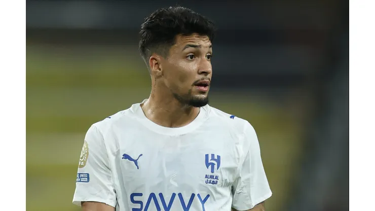 Al-Hilal confirma que Marcos Leonardo está fora da Saudi Pro League; São Paulo de olho. (Photo by Richard Pelham/Getty Images)