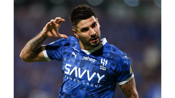 Mitrovic, do Al-Hilal - Photo by Yasser Bakhsh/Getty Images