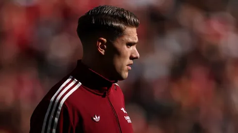 Viktor Gyökeres em jogo do Arsenal. Foto: Alex Pantling