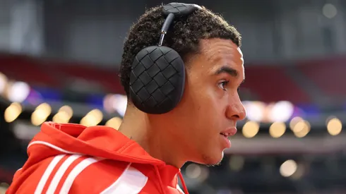 Musiala antes da partida do Mundial. Foto: Alex Grimm/Getty Images