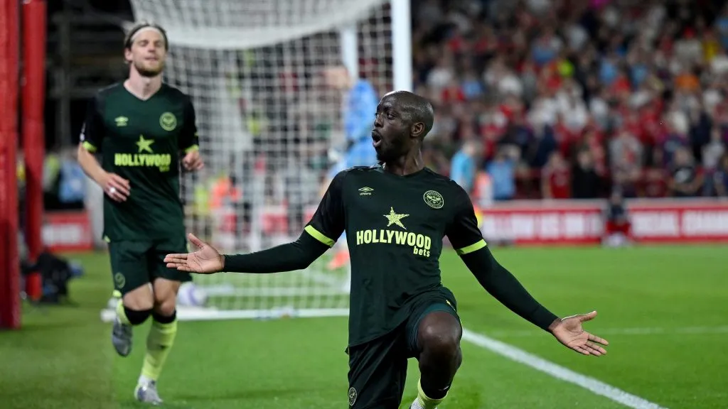 Yoane Wissa fez boas partidas pelo Brentford na Premier League. Foto: Shaun Botterill/Getty Images