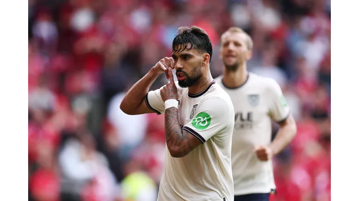 Paquetá em ação pelo West Ham. (Photo by Dan Istitene/Getty Images)