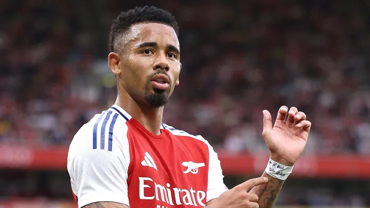 Gabriel Jesus em ação pelo Arsenal. Foto: Warren Little/Getty Images