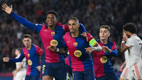 Barcelona conta com duas joias da base para substituir Alejandro Balde. (Photo by David Ramos/Getty Images)