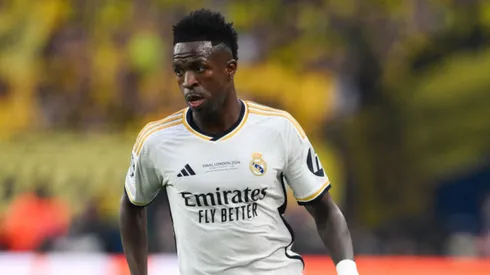 Vinicius Jr em ação pelo Real Madrid.