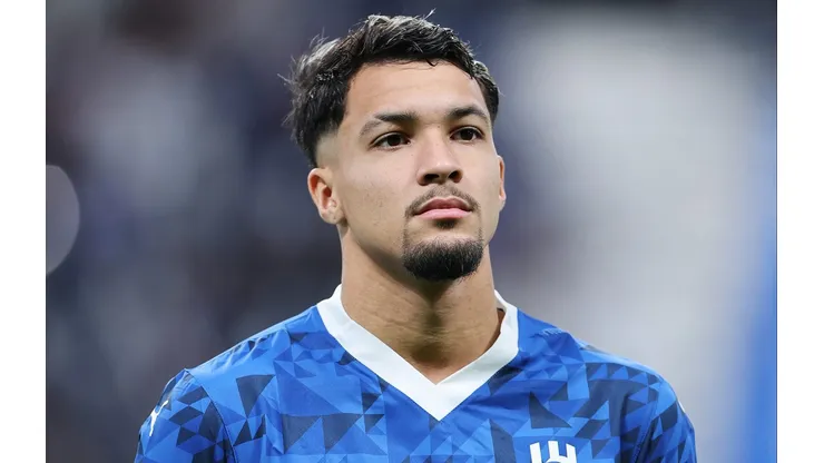 Marcos Leonardo, do Al-Hilal, faz post enigmático após negociações frustradas com o São Paulo. (Photo by Abdullah Ahmed/Getty Images)