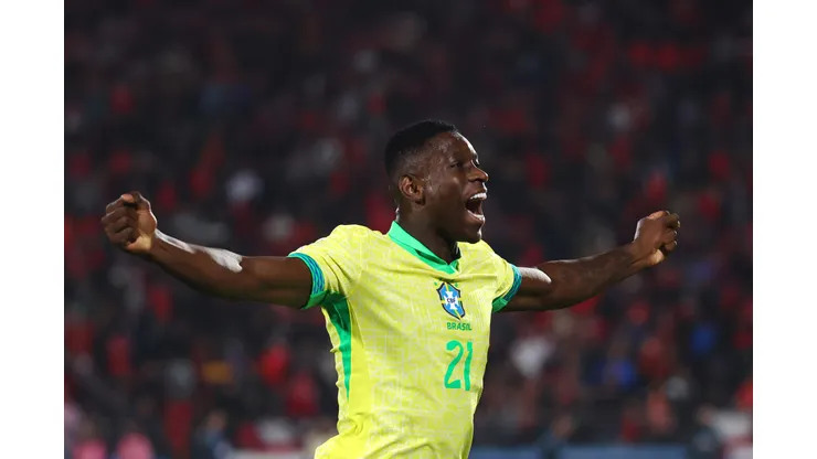 Luiz Henrique, atacante da Seleção Brasileira. (Photo by Marcelo Hernandez/Getty Images)