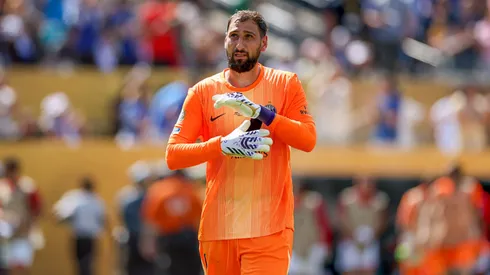 Donnarumma em ação pelo Manchester City.