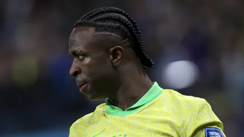 Vinicius Júnior está fora do jogo contra o Chile. Foto: Ricardo Moreira/Getty Images