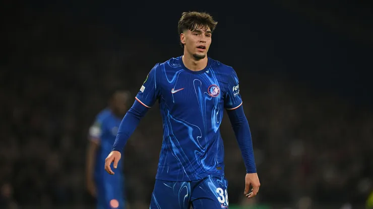 Marc Guiu, atacante do Chelsea. Foto: Mike Hewitt/Getty Imagens