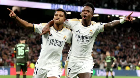 Vinicius Junior e Rodrygo, do Real Madrid. (Foto: Florencia Tan Jun/Getty Images)