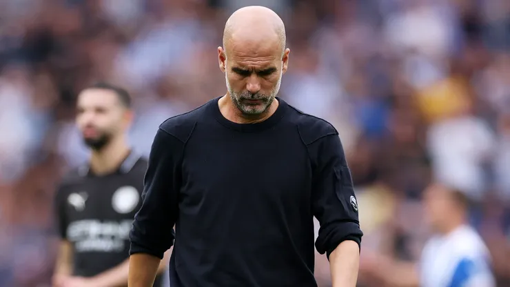 Pep Guardiola pelo Manchester City. (Foto: Justin Setterfield/Getty Images)