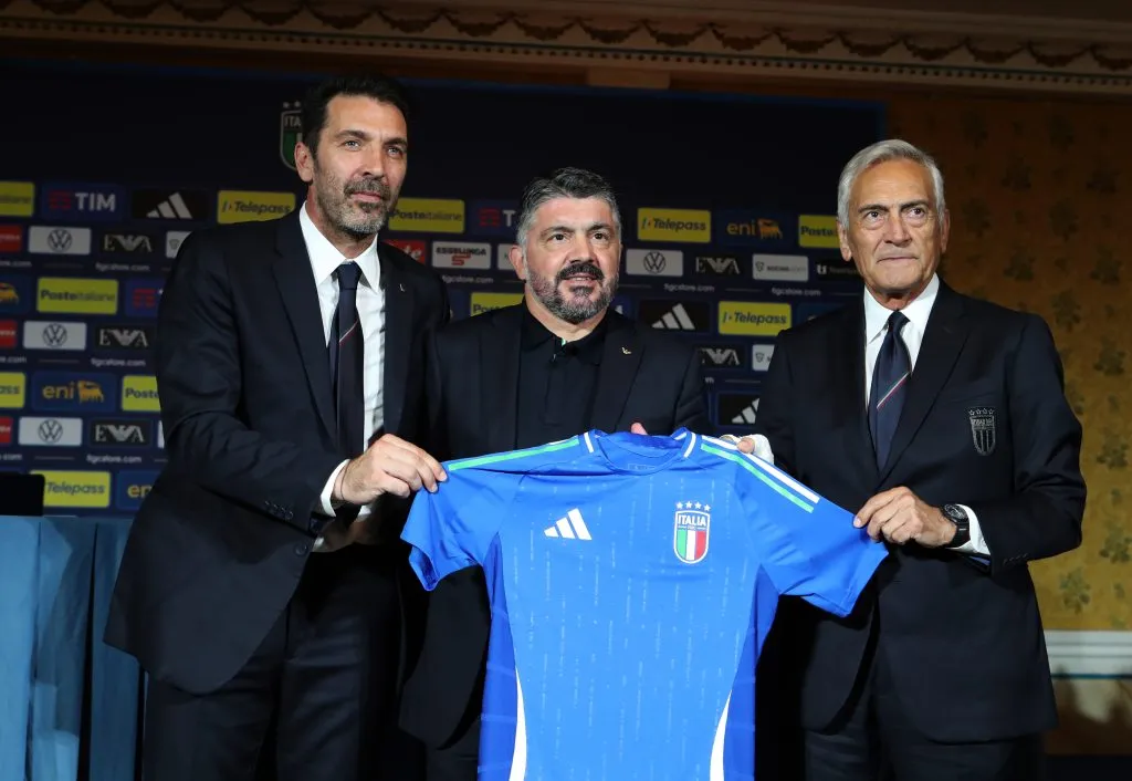 Gattuso quando foi anunciado na Itália. (Photo by Paolo Bruno/Getty Images)