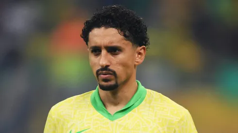 Marquinhos chega ao centésimo gol com a Seleção Brasileira. Foto: Pedro Vilela