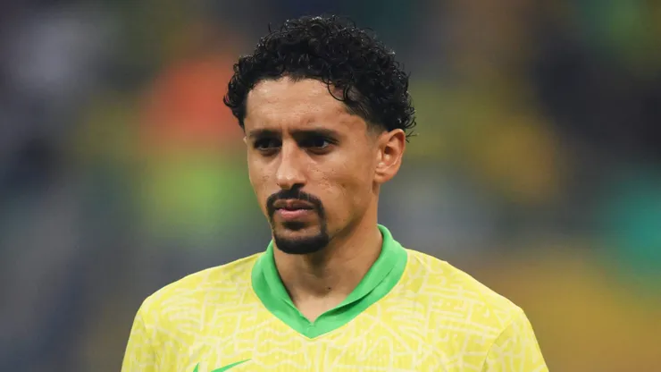 Marquinhos chega ao centésimo gol com a Seleção Brasileira. Foto: Pedro Vilela