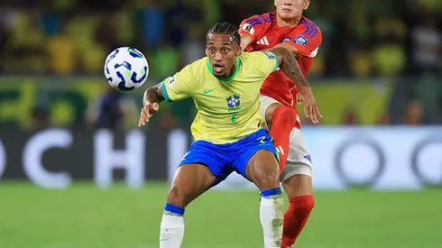João Pedro em jogo da Seleção Brasileira. Foto: Buda Mendes/Getty Images