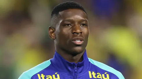 Torcida do Flamengo pede Luiz Henrique. Foto: Lucas Figueiredo/Getty Images