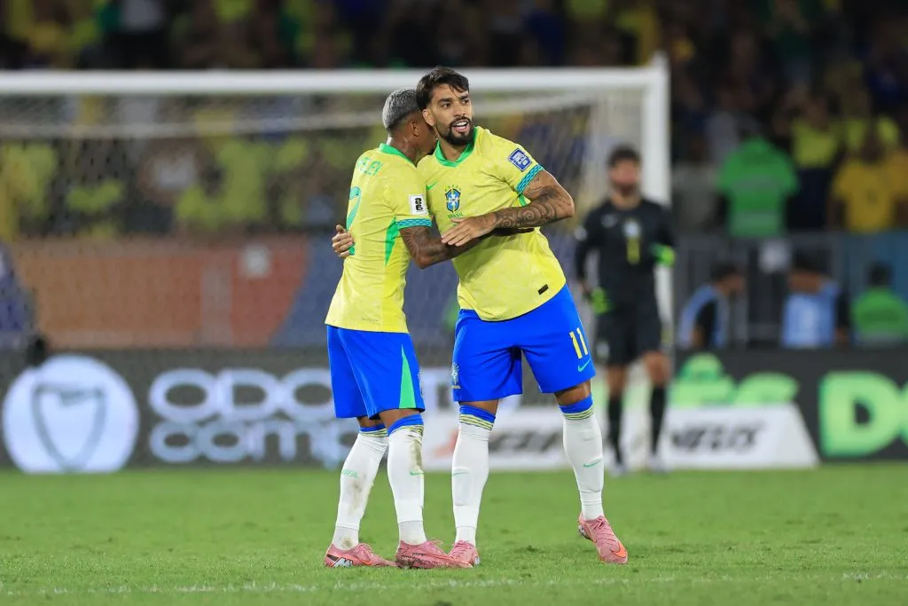 Paquetá ao lado de Wesley (Photo by Buda Mendes/Getty Images)