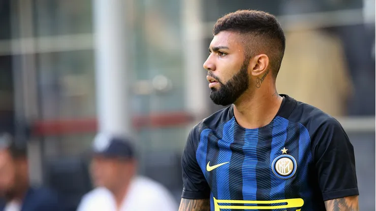 Gabigol jogando pela Inter de Milão. Foto: Maurizio Lagana/Getty Images