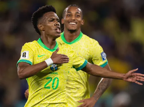 Estêvão é o 2º mais jovem a marcar pela Seleção em jogos oficiais