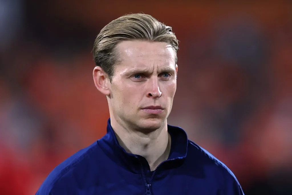 Frenkie de Jong pela Holanda. Foto: Dean Mouhtaropoulos/Getty Images