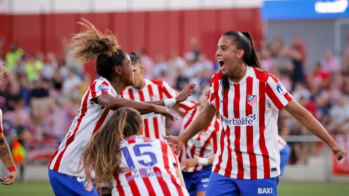 Luany, do Atlético de Madrid (Divulgação/@AtletiFemenino no X)