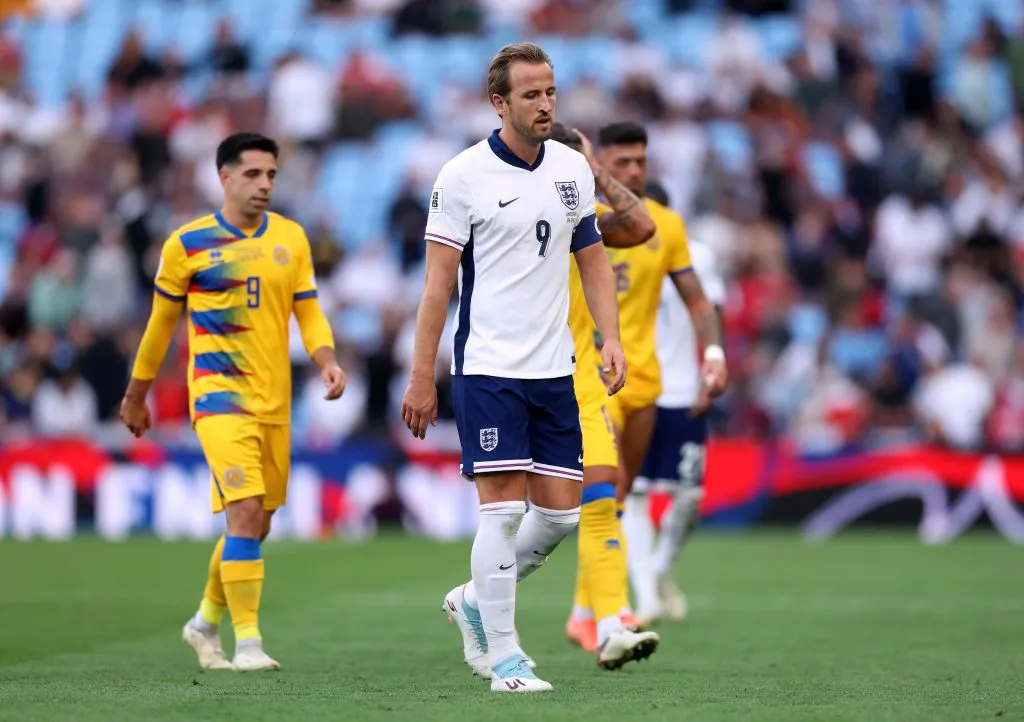 Harry Kane em Inglaterra x Andorra. (Photo by Carl Recine/Getty Images)