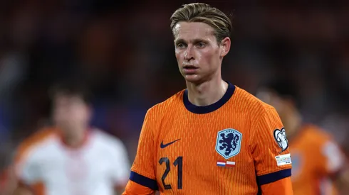 Frenkie De Jong em jogo da Holanda. Foto: Dean Mouhtaropoulos